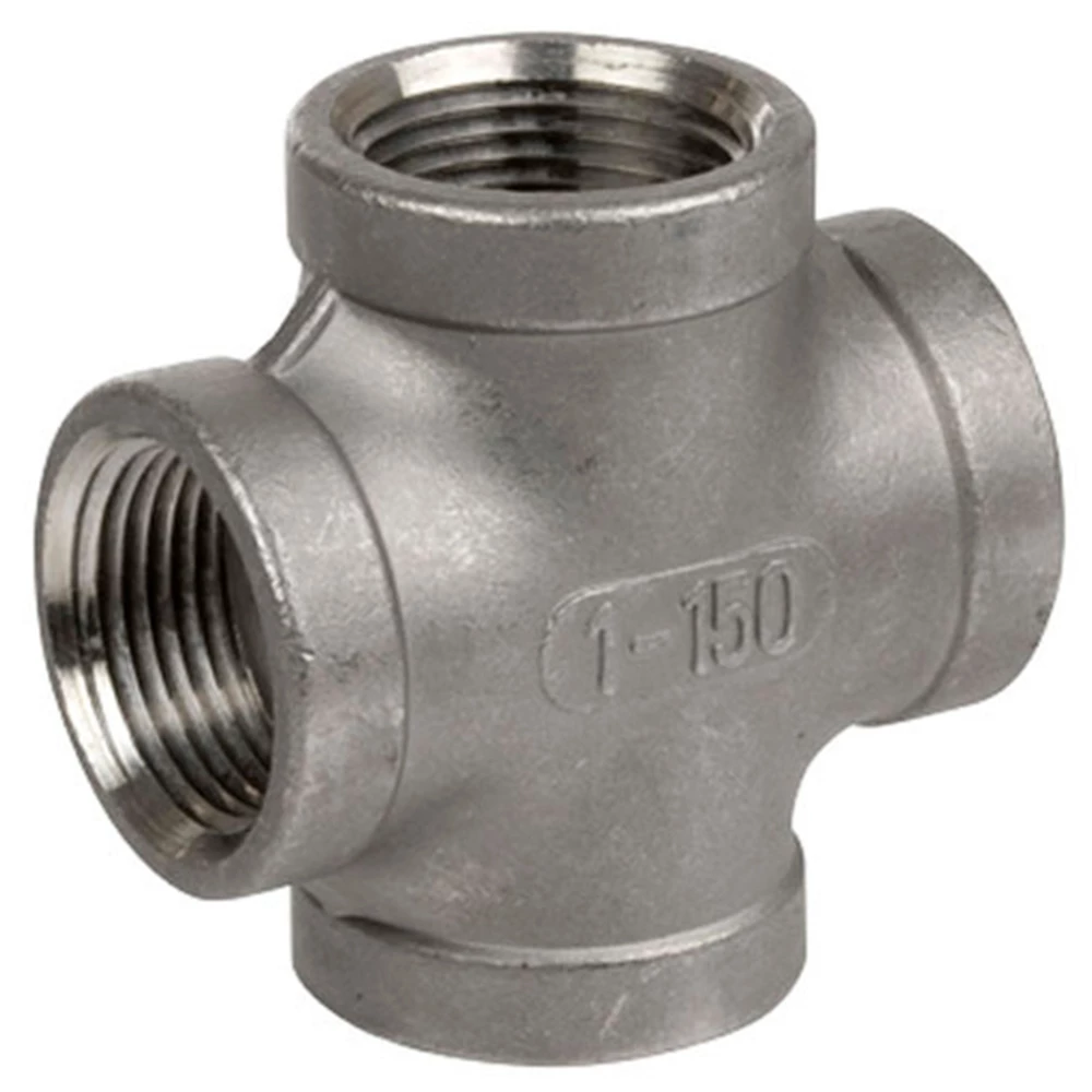 Крестовина Китай 2 1/2″ Ду65 Ру20 корпус – нержавеющая сталь AISI304, внутренняя резьба
