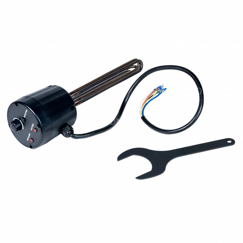 Блок ТЭН с термостатом Элемент комфорта 3кВт, глубина погружения - 335мм, 220/380В