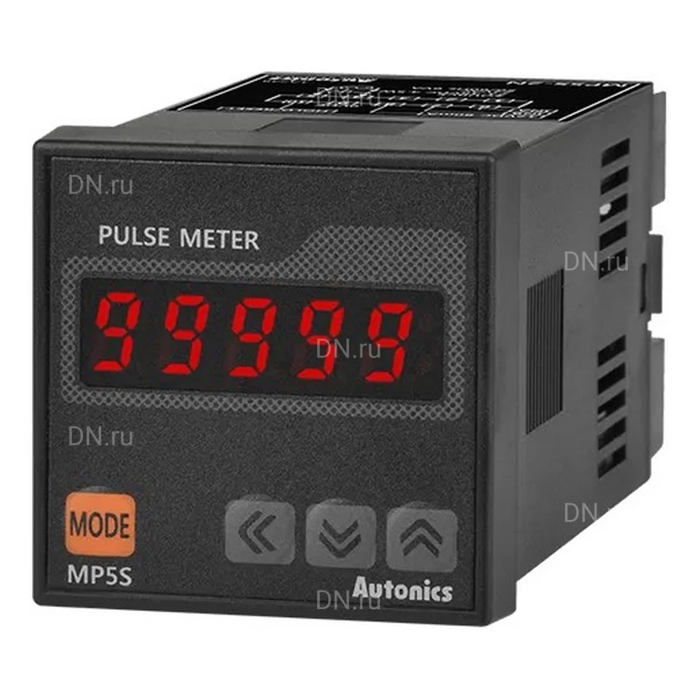 Счетчик импульсов Autonics MP5W-4N 5-разрядный, 96х48мм, 13 режимов, 3 релейных выхода, индикатор, 100-240В, IP54