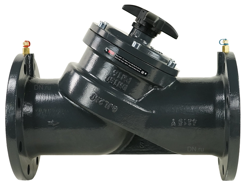 Клапан балансировочный ручной Danfoss MSV-F2 Ду125 Ру16 ручной фланцевый 003Z1065