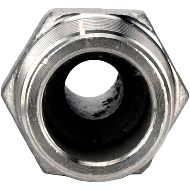 Штуцер елочка BF32-T-3/8-12 3/8″х12мм Ду10 Ру16 шланговый, корпус - нержавеющая сталь AISI 316 (CF8M), присоединение - наружная резьба/штуцер